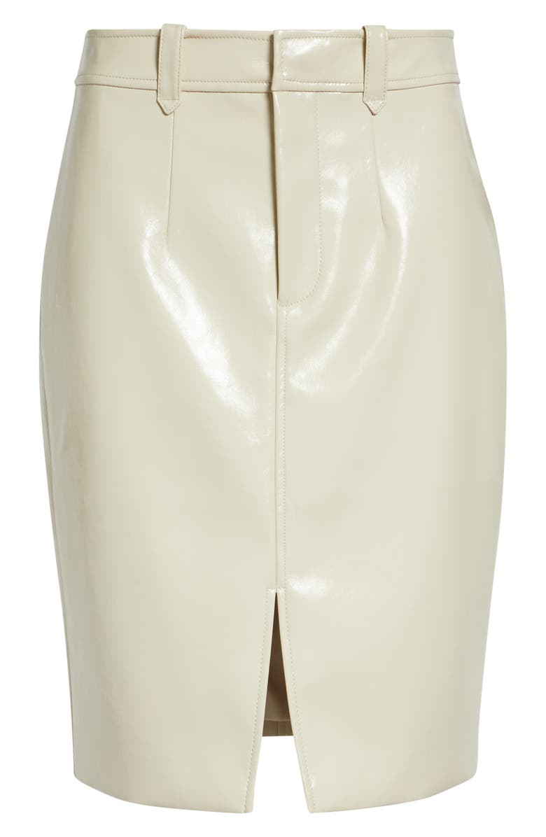 Toccin Noelle Faux Leather Pencil Skirt, Alternate, color,