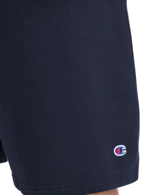 Champion Big & Tall Powerblend® Fleece Shorts In Navy