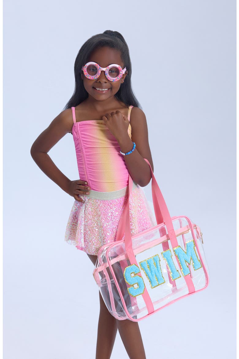 Kids' Confetti Swim Goggles, Alternate, color, PINK MULTI