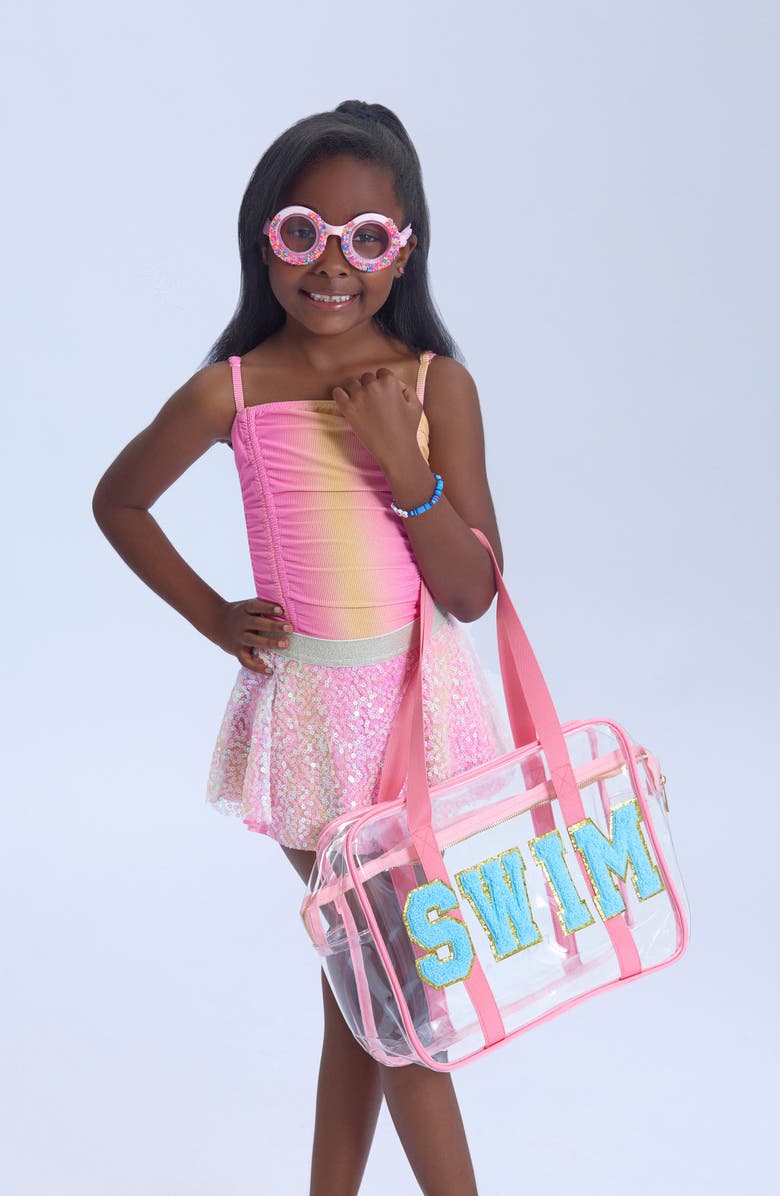 GlamBaby Kids' Confetti Swim Goggles, Alternate, color, Pink Multi