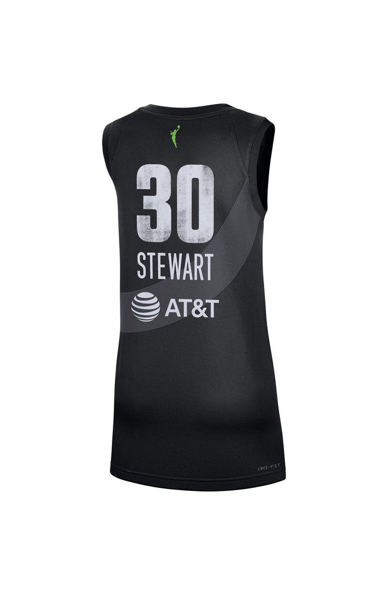 Nike Women's Nike Breanna Stewart Black Seattle Storm 2021 Rebel Edition Victory Player Jersey, Alternate, color, 