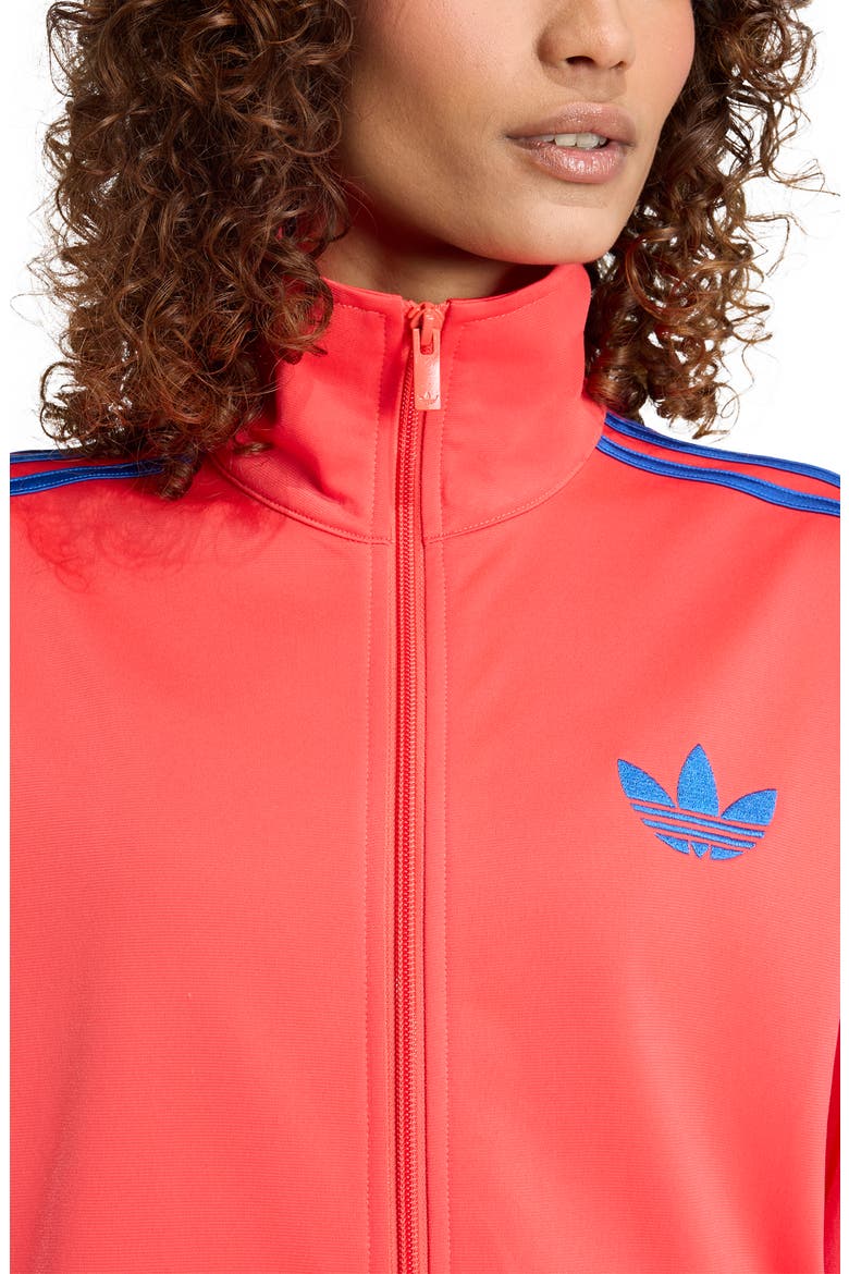 Firebird Loose Fit Recycled Polyester Track Jacket, Alternate, color, SEMI LUCID RED/BLUE