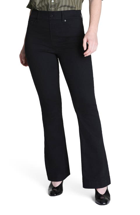 2.0 Pull-On Flare Jeans (Hartwell Wash) (Petite & Petite Plus)