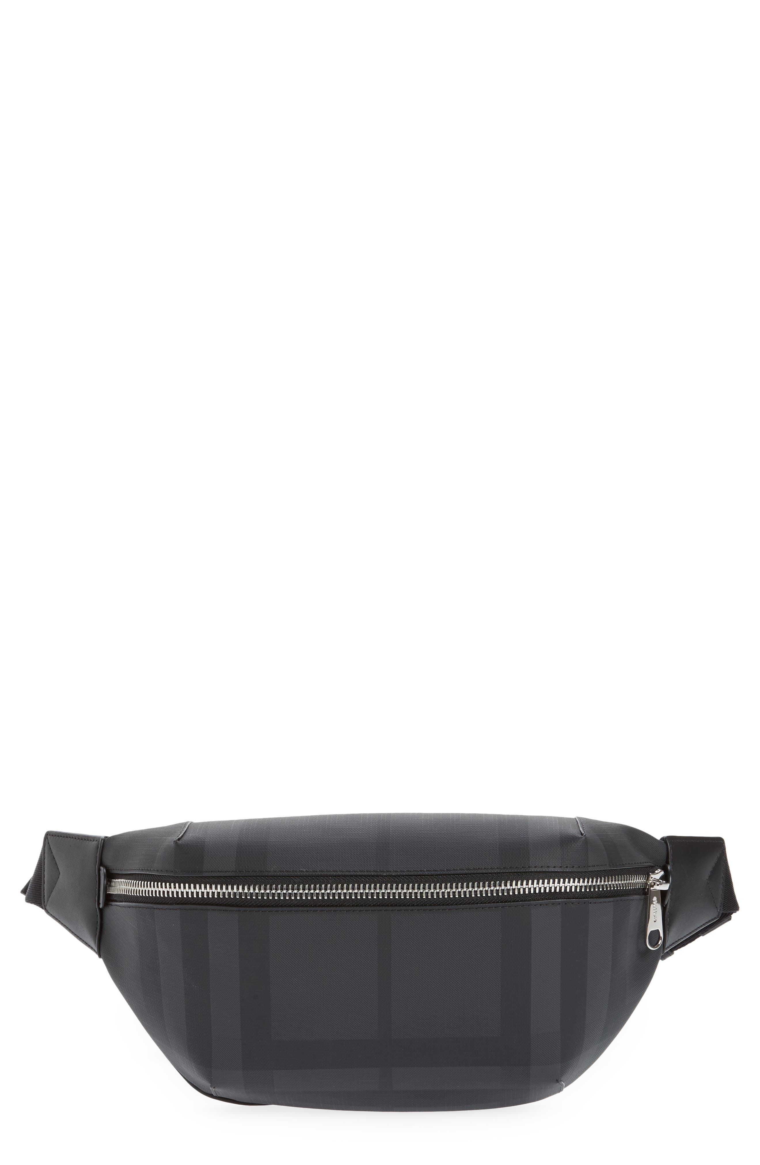 Burberry Medium London Check Canvas Belt Bag, Main, color, 