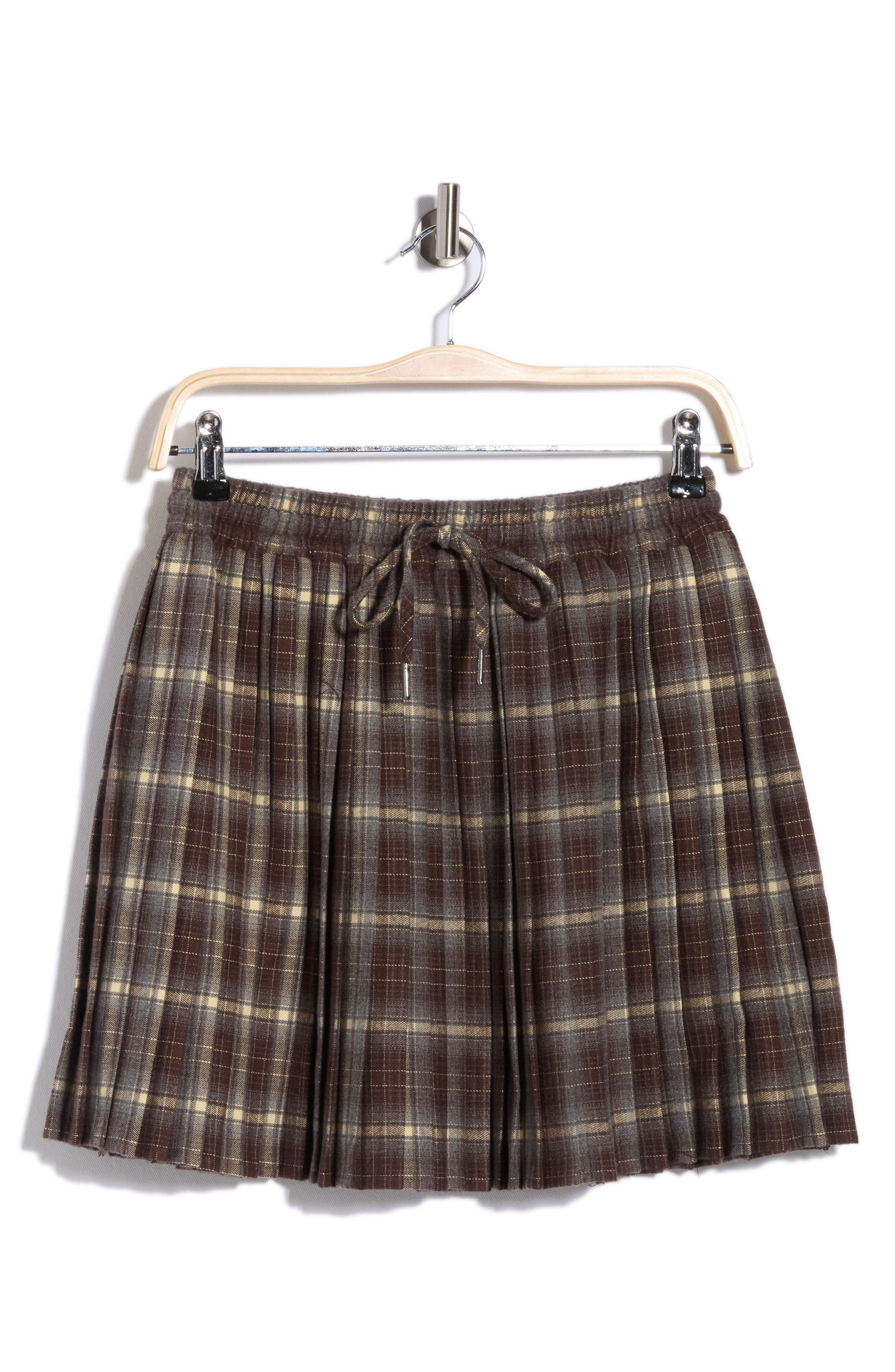 Pleated Miniskirt