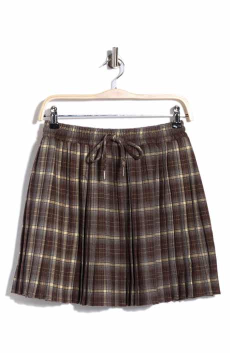 Pleated Miniskirt