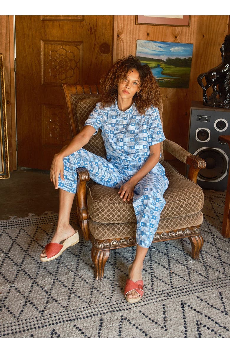 Ace & Jig Nicky Pascal Button Fly Ankle Length Pants, Alternate, color, Lisbon