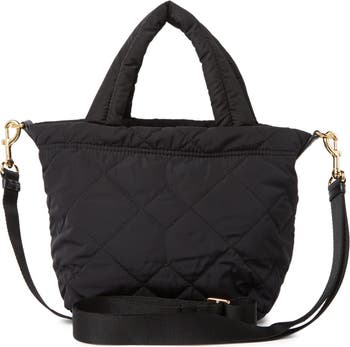 Quilted Nylon Mini Tote