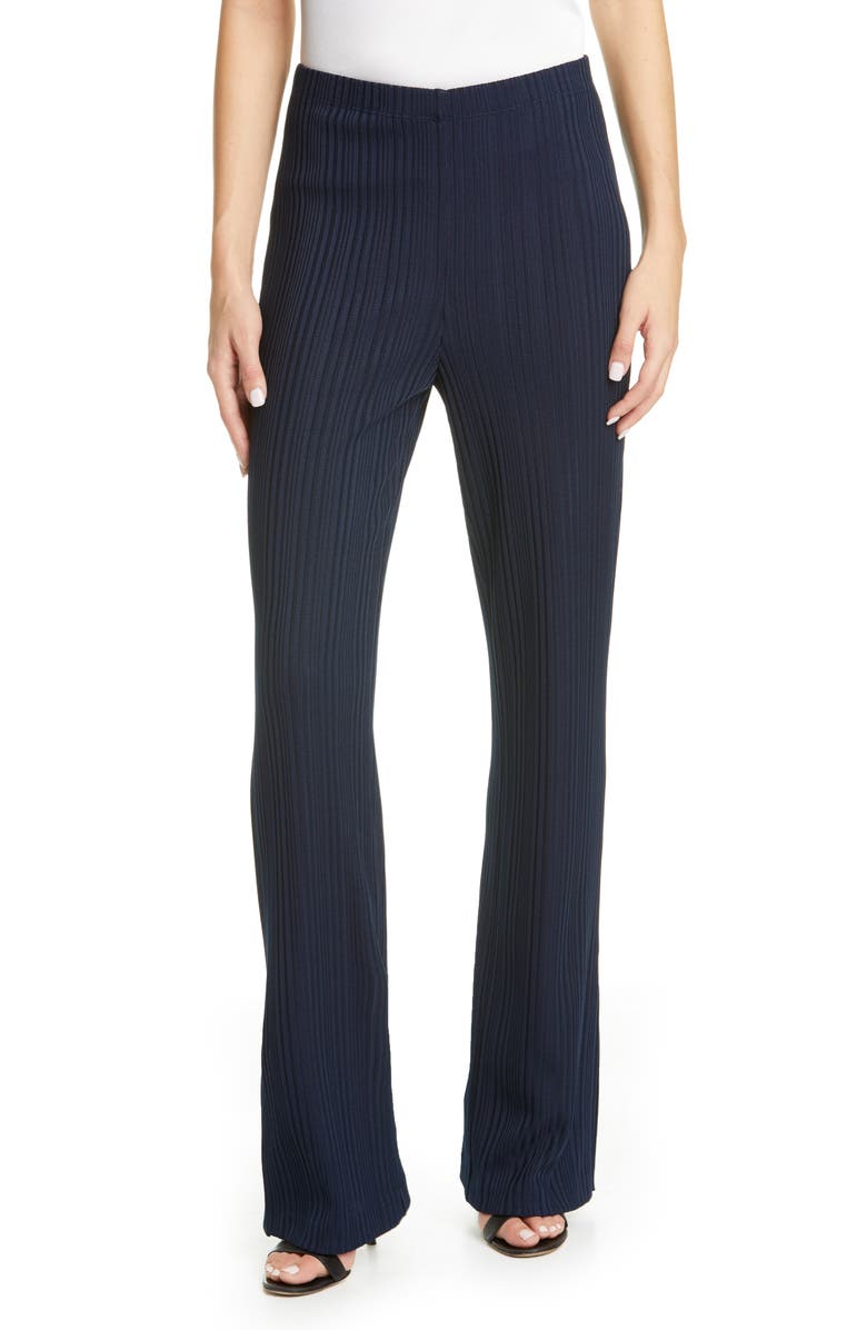 St. John Collection Variegated Rib Pull-On Pants, Main, color,