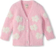 Hatley Kids' Floral Fuzzy Cardigan