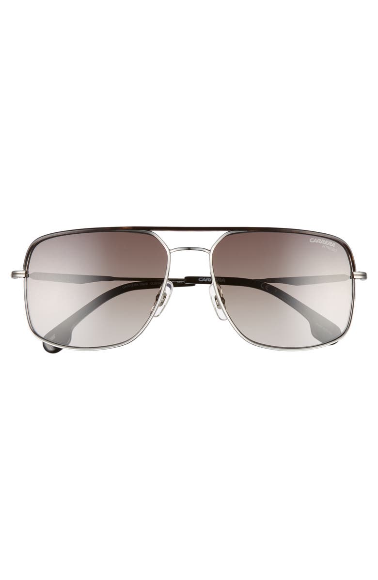 Carrera Eyewear 60mm Gradient Aviator Sunglasses, Alternate, color, 