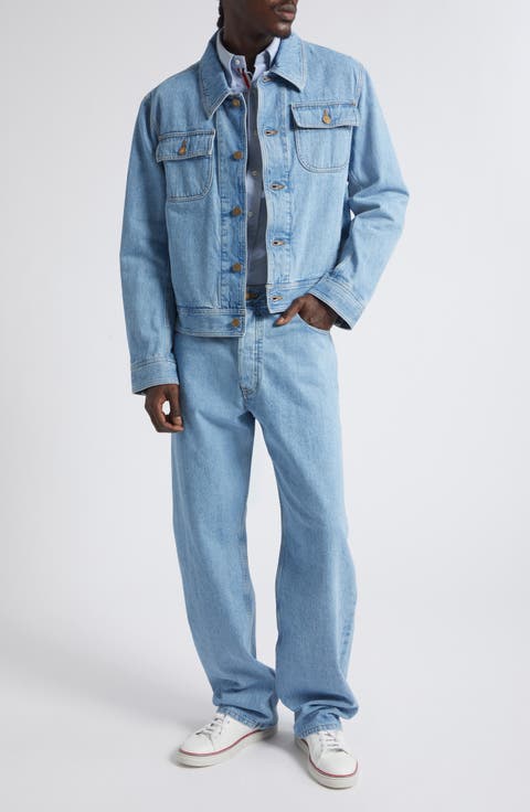Selvedge Denim Backstrap Utility Jacket