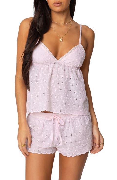 Talula Eyelet Babydoll Camisole