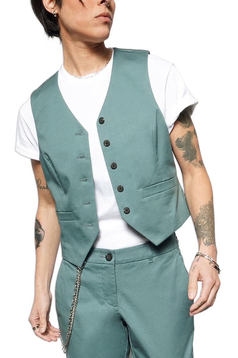 The Essential Vest, Main, color, DARK TEAL
