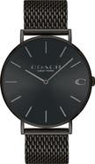 COACH Charles Mesh Strap Watch, 41mm