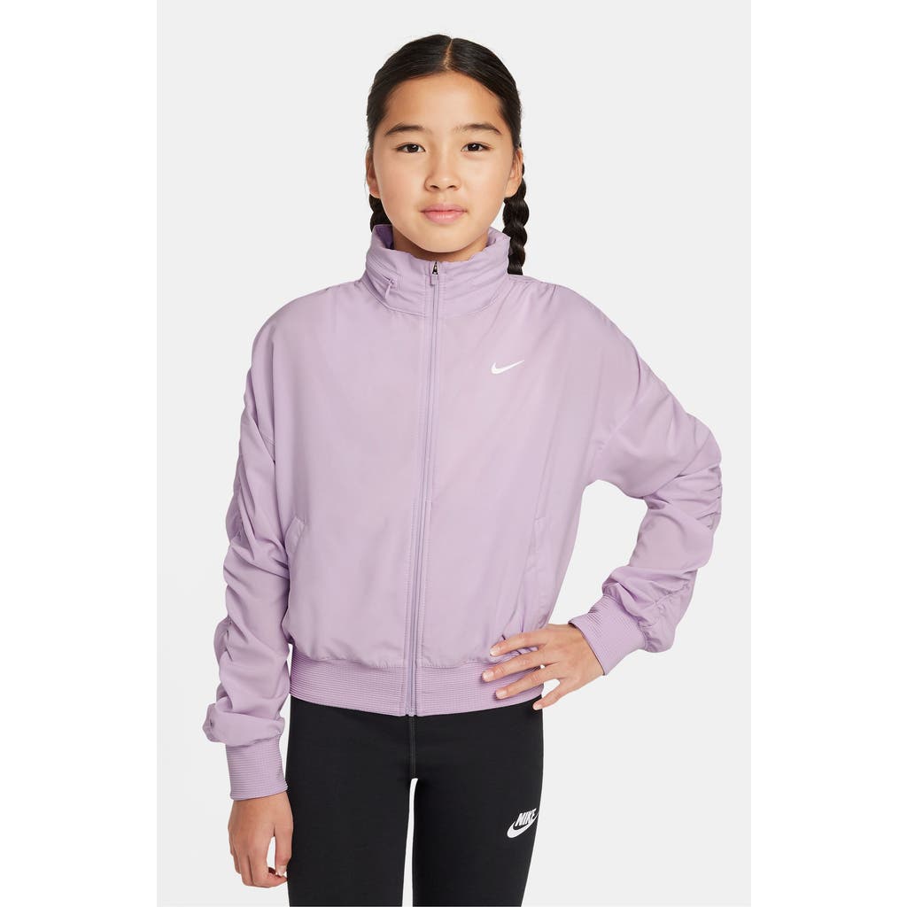 Nike Women's Girls' Dri-fit Training Jacket In Purple