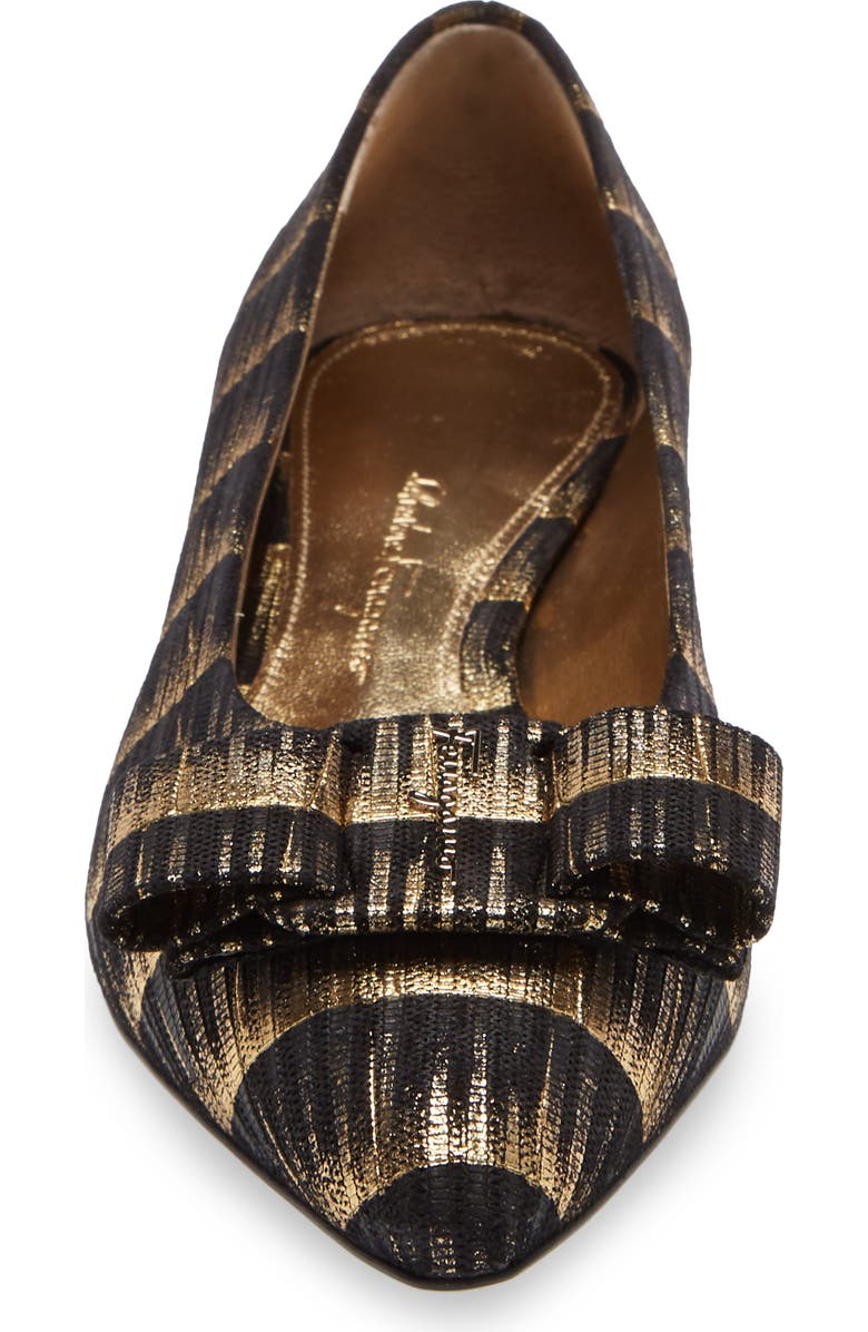 FERRAGAMO Salvatore Ferragamo Pointed Toe Flat, Alternate, color,