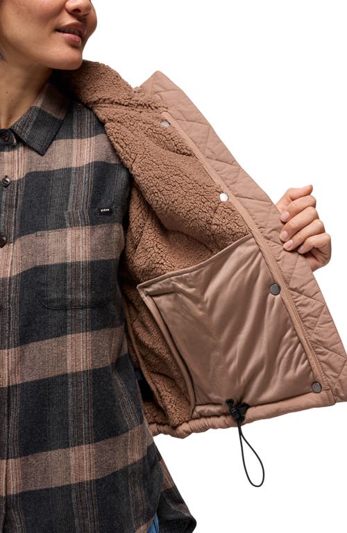 Prana Encinitas Quilted Vest In Brown