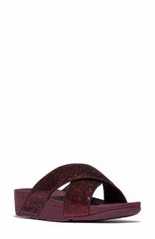 FitFlop Lulu Crinkled Shimmer Sandal