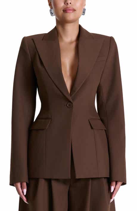 Naked Wardrobe One-Button Blazer