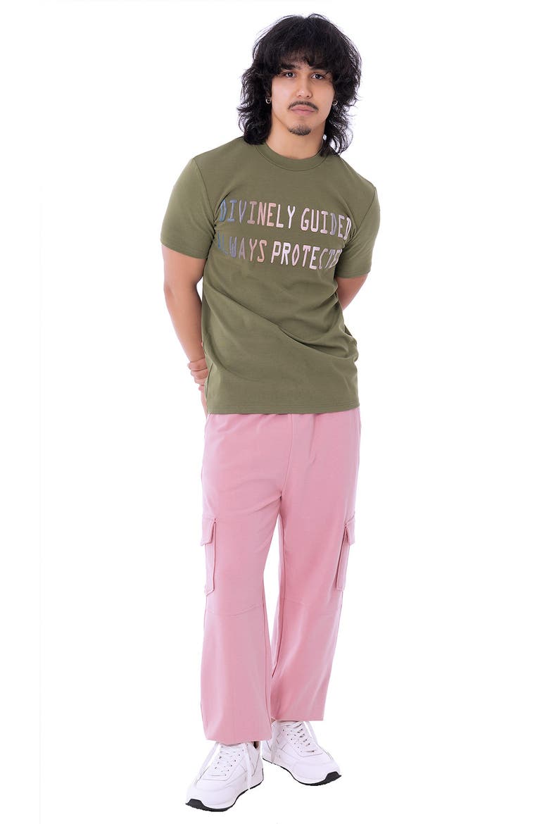 Always Protected Crew Neck T-Shirt, Alternate, color, Army