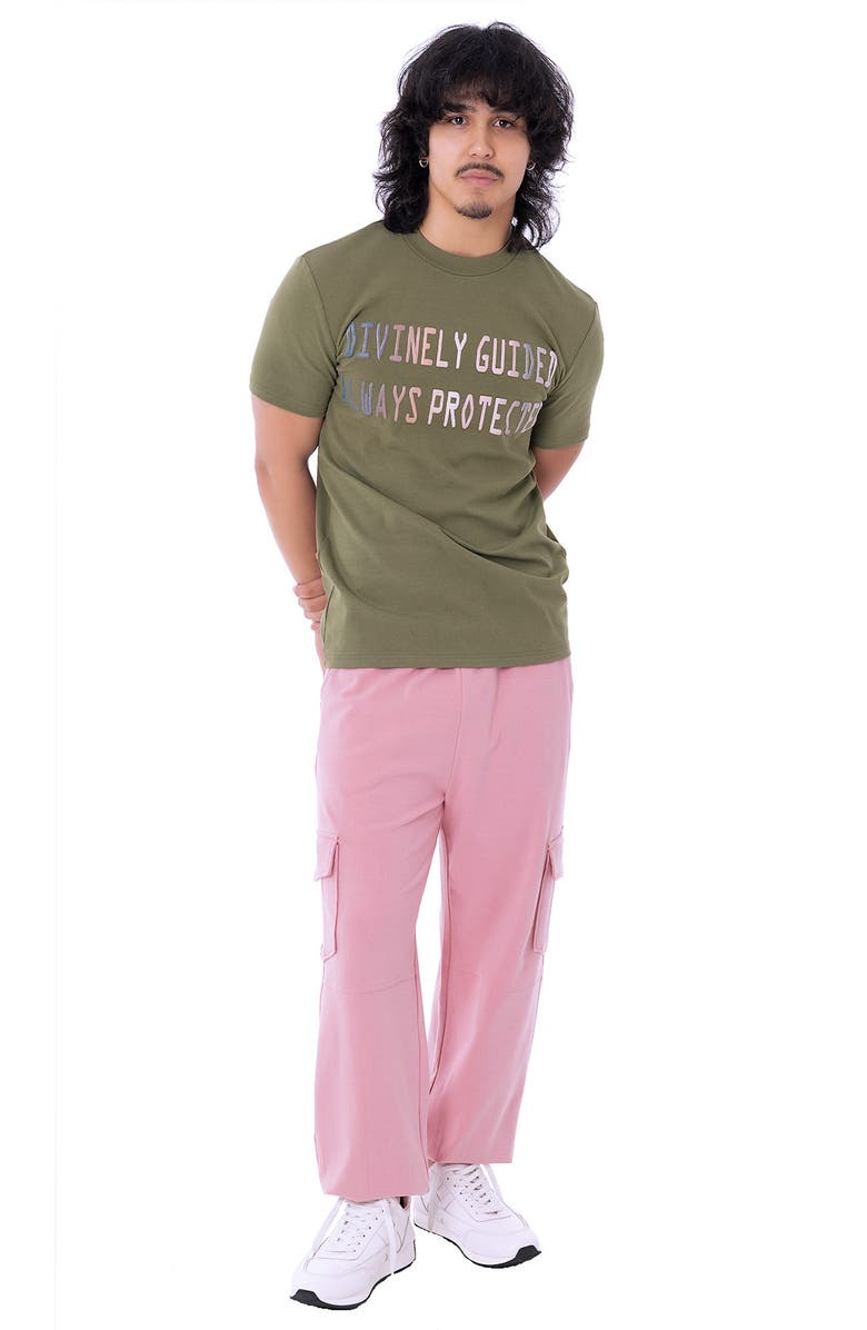 Dai Moda Always Protected Crew Neck T-Shirt, Alternate, color, Army