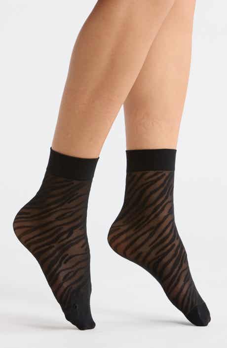 NORDSTROM RACK 3-Pack Animal Sheer Anklet Socks