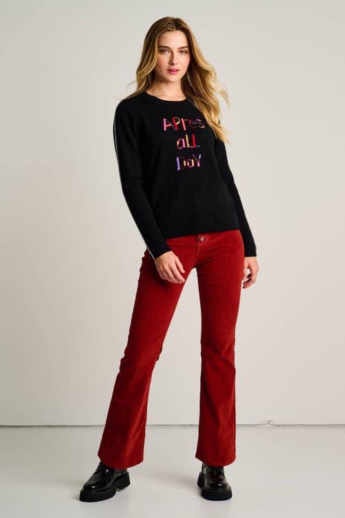 Lisa Todd Apres All Day Cashmere Sweater In Black