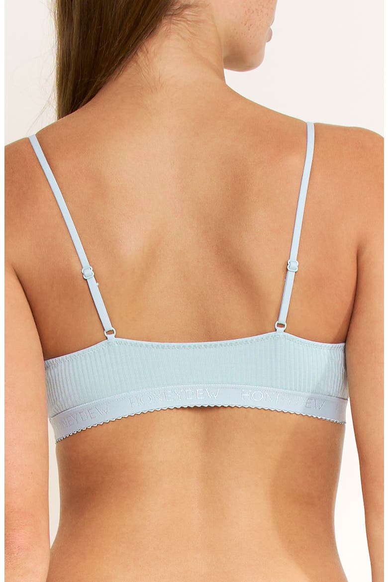 Emma Rib Bralette, Alternate, color, SEA MOSS