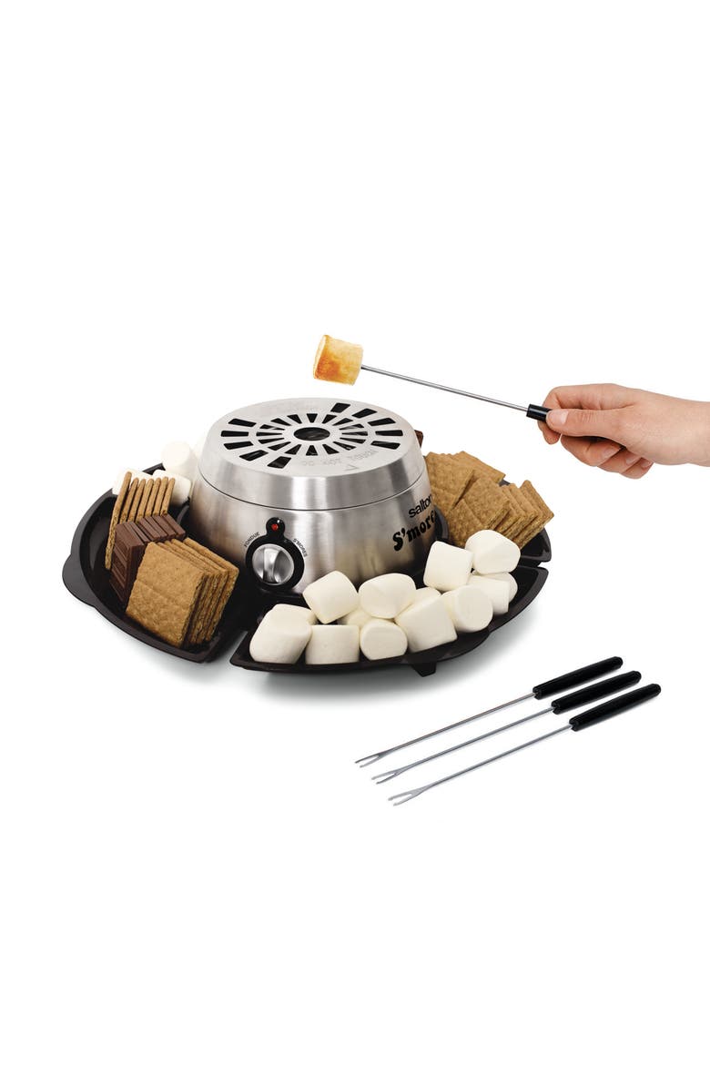 S'mores & Fondue Maker, Alternate, color, Black