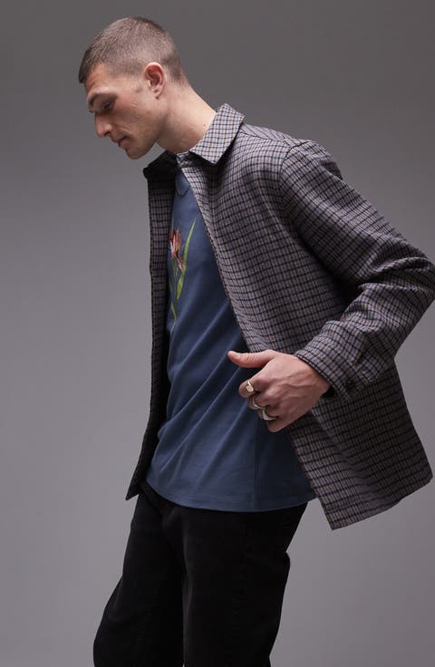 Relaxed Fit Check Overshirt