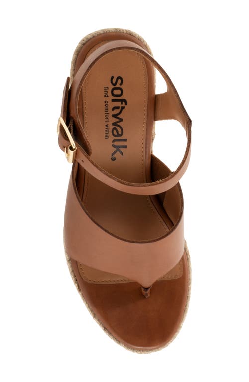 SOFTWALK SOFTWALK® HILO ANKLE STRAP ESPADRILLE PLATFORM WEDGE SANDAL