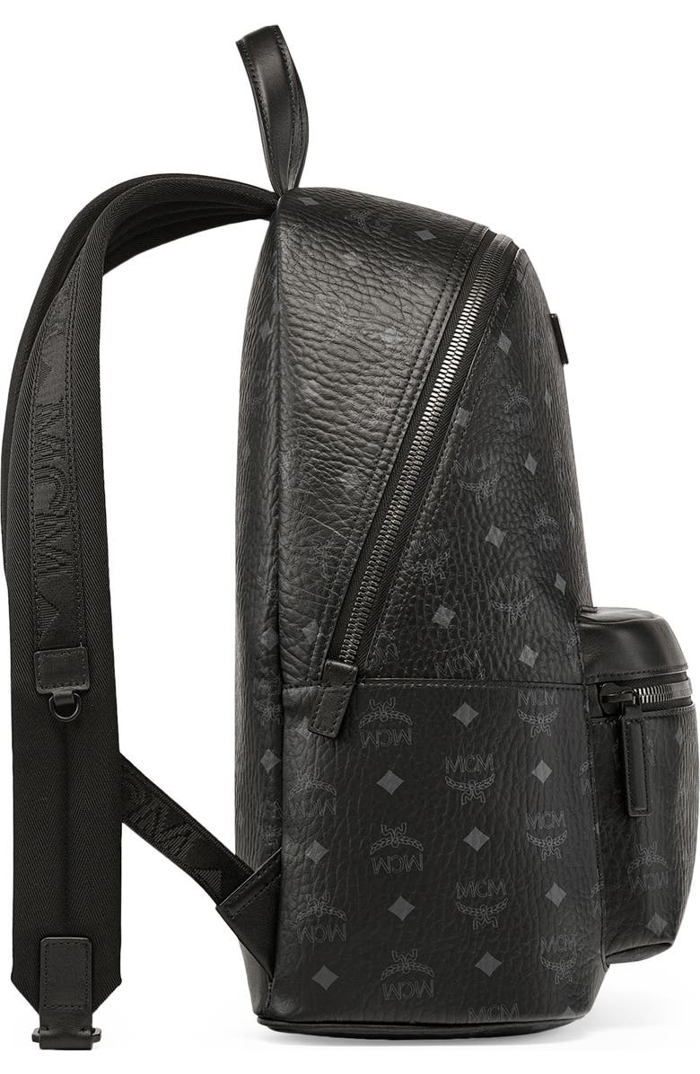 MCM Medium Stark Visetos Coated Canvas Backpack, Alternate, color,