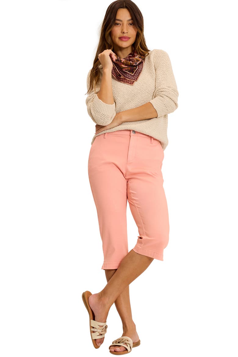 Boracay Beach Capri Pants, Alternate, color, CORAL PINK
