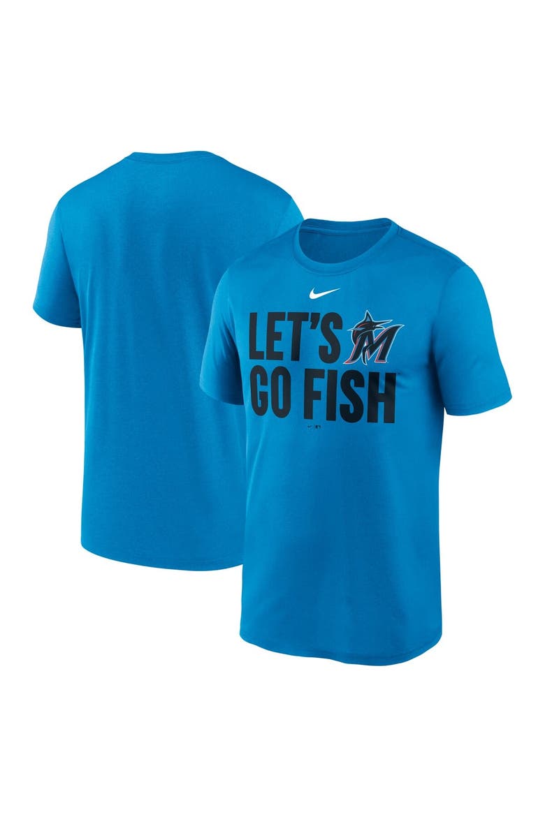 Men's Nike Blue Miami Marlins Local Legend Performance T-Shirt, Alternate, color, Blue