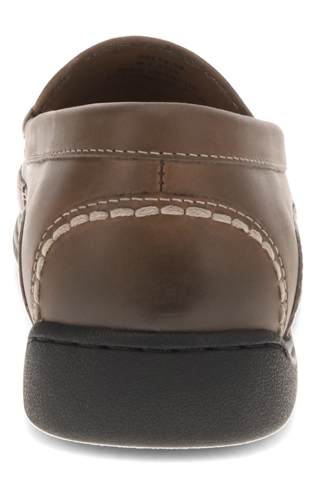 Catalina Leather Loafer, Alternate, color, DARK BROWN