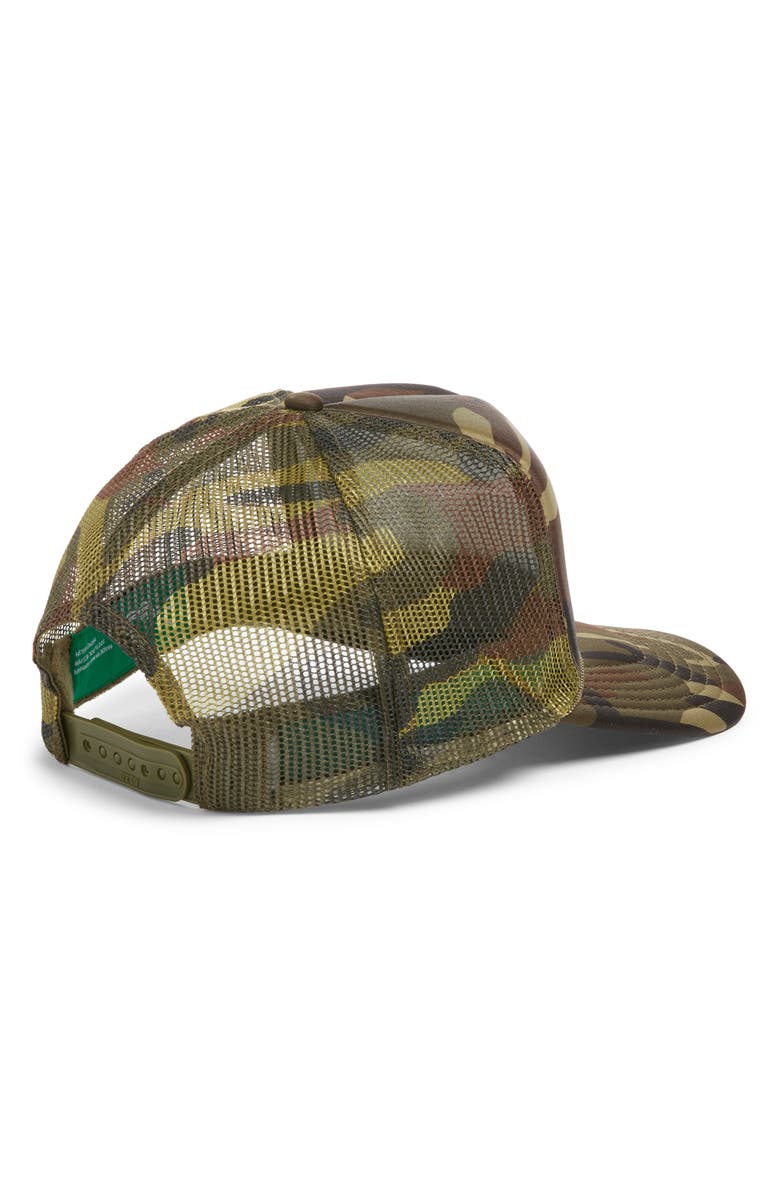 Friday Feelin’ Surf California Trucker Hat, Alternate, color, Camo