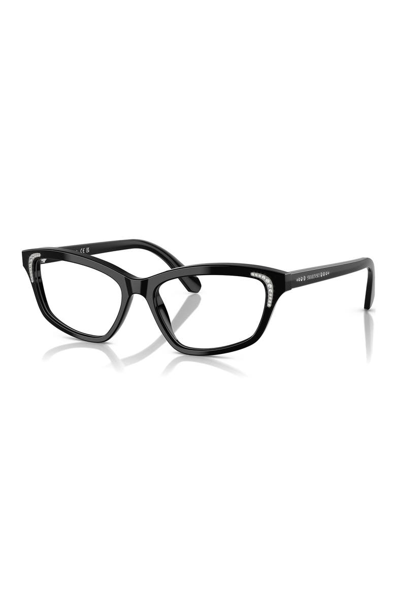 52mm Irregular Optical Glasses, Alternate, color, BLACK