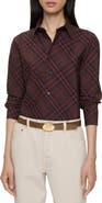 Burberry Slim Fit Check Cotton Shirt