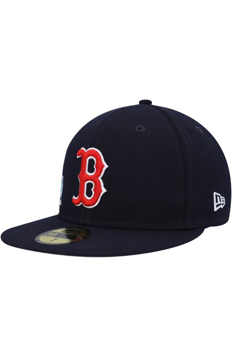 New Era Men's New Era Navy Boston Red Sox Stateview 59FIFTY Fitted Hat, Alternate, color, Navy