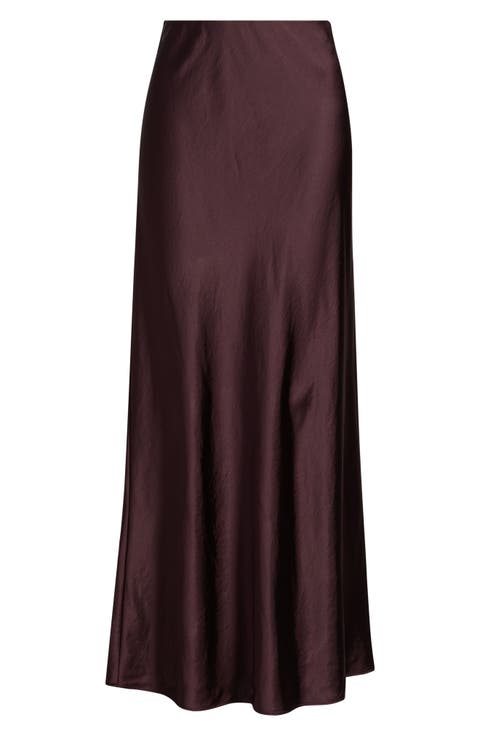 Satin Maxi Skirt