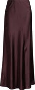 Open Edit Satin Maxi Skirt