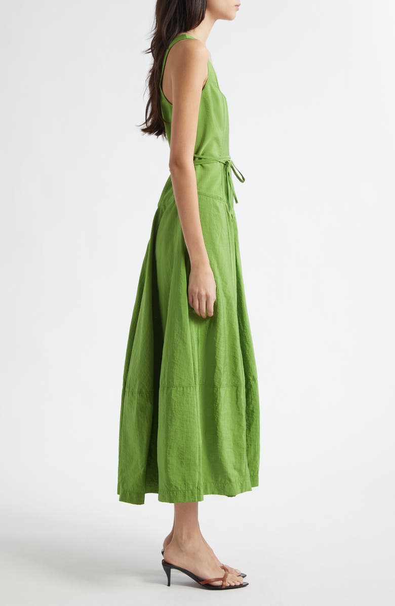 Joisian Floral Appliqué Midi Dress