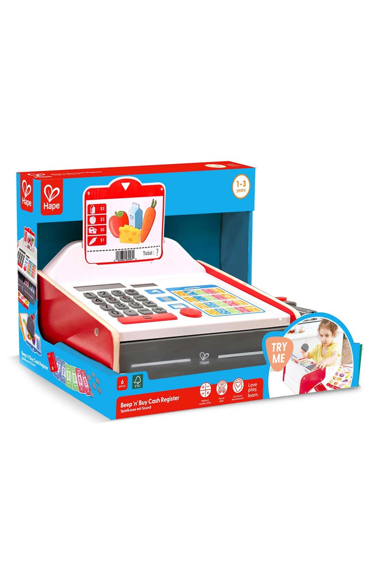 Hape Beep 'n' Buy Cash Register, Alternate, color, Multi
