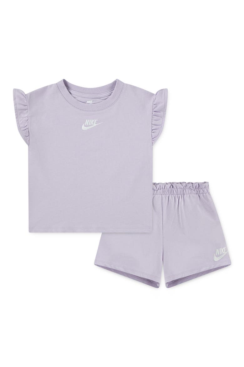 Kids' French Terry T-Shirt & Shorts Set, Main, color, DOLL