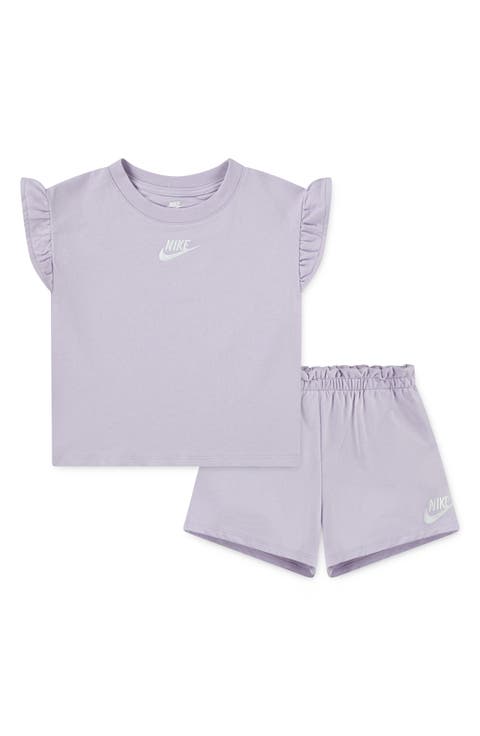 Kids' French Terry T-Shirt & Shorts Set (Toddler & Little Kid)