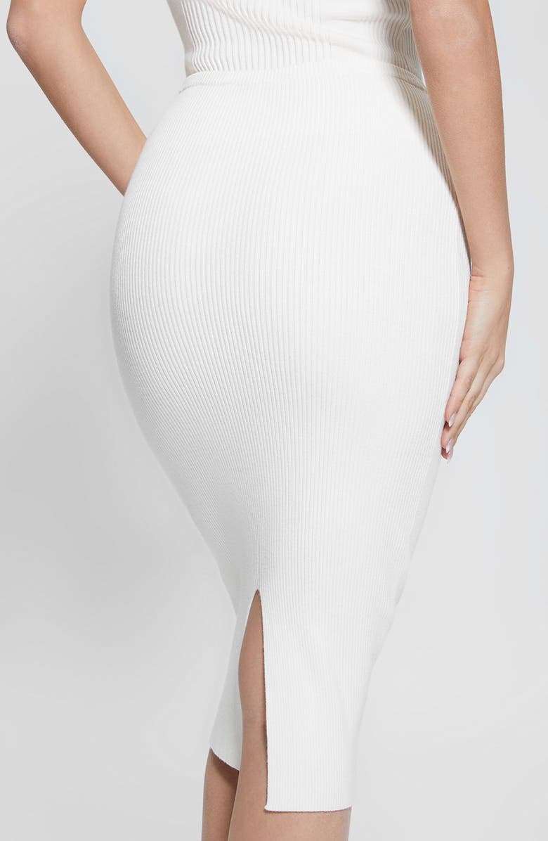 GUESS Sahara Rib Sweater Skirt, Alternate, color, 