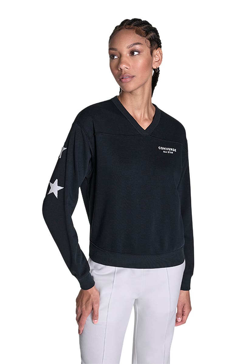 Converse Knock Out Hoodie, Alternate, color, Converse Black