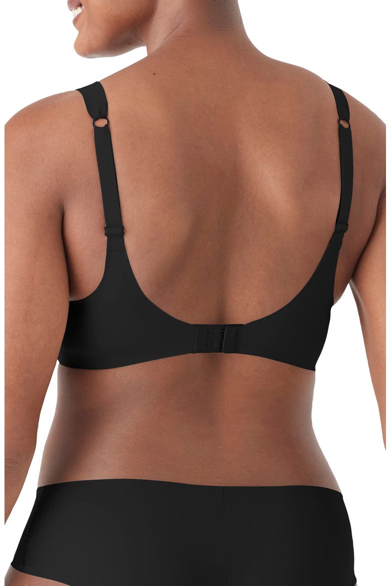True Body Boost Wireless Hook Back Push-Up Bra, Alternate, color, BLACK