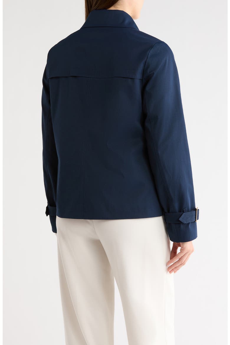 Short Trench Coat, Alternate, color, MIDNIGHT